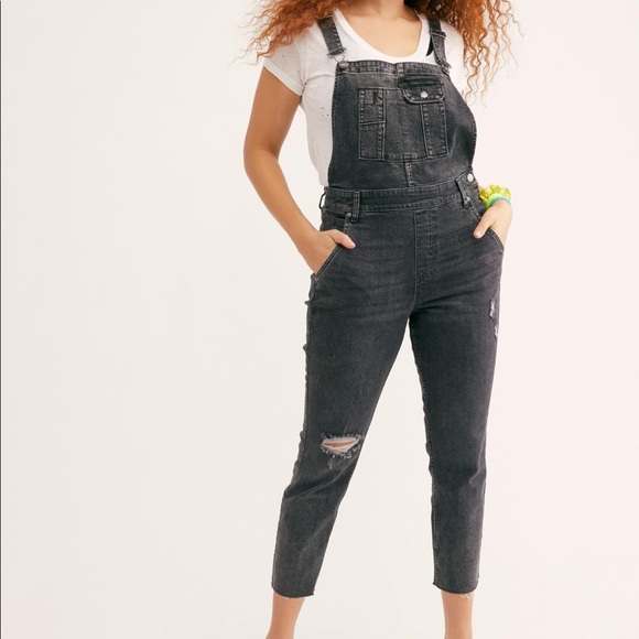 Free People Pants - NWOT - Free People Skinny Contour Overalls
